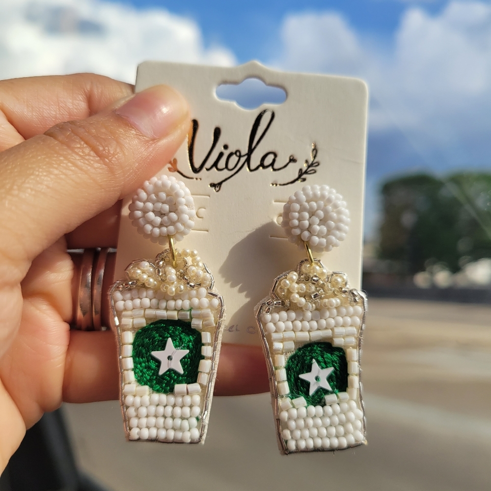 Starbucks earings